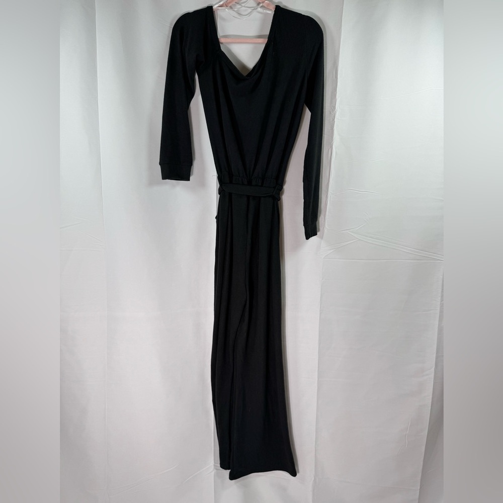 Lulus Scoop Neck Jumpsuit Black L